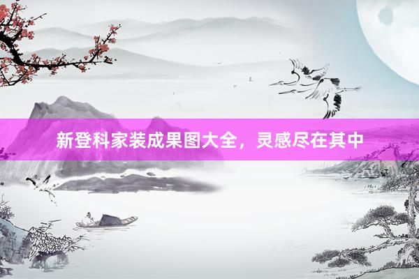 新登科家装成果图大全，灵感尽在其中